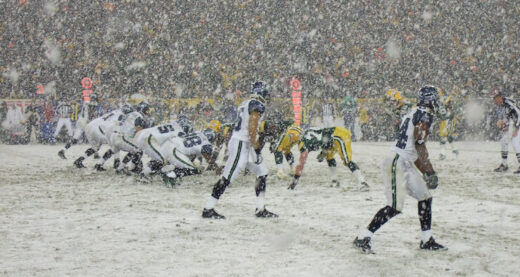 NFL playoffs home advantage - snow games