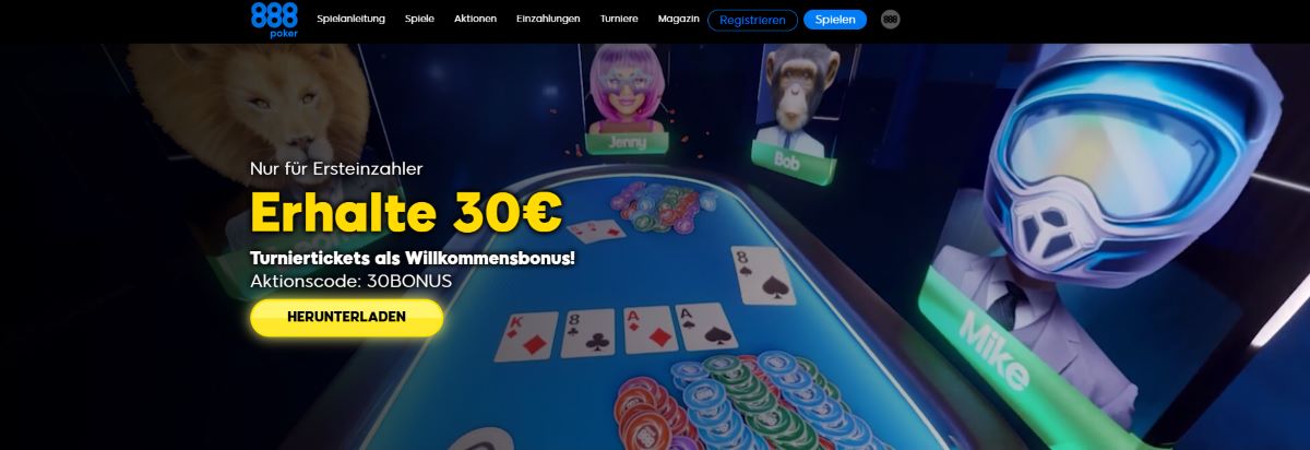 888Poker – Verfolger im Aufschwung