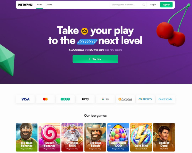 Online casino zonder iDIN Instapin homepage