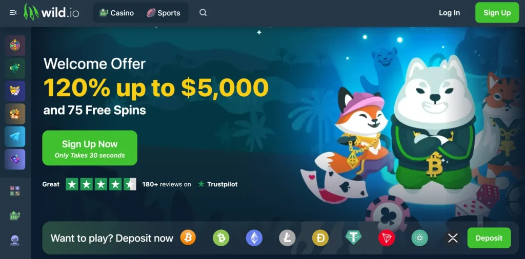 Wild.io, Beste Crypto Casino’s Nederland - crypto gokken