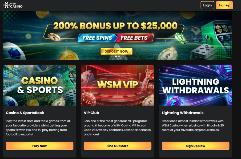 WSM casino, Beste Crypto Casino’s Nederland