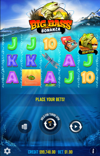 Big bass bonanza screenshot