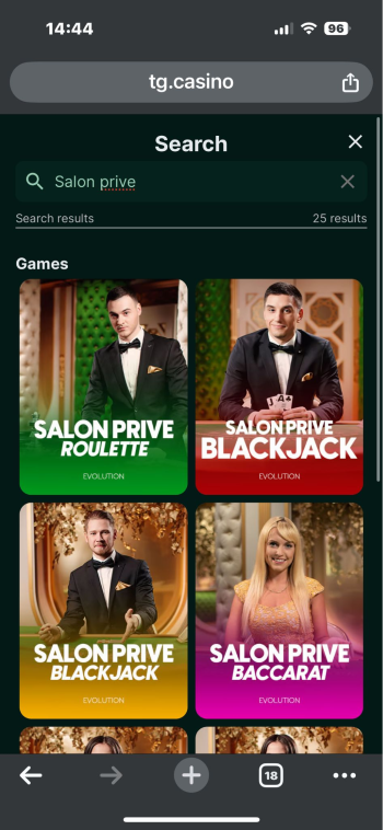 private live dealer games at high roller casinos