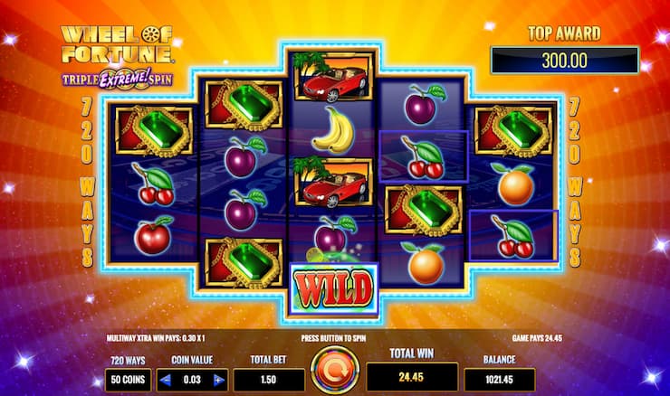 Wheel of Fortune Triple Extreme Spin slot for real money - CardPlayer