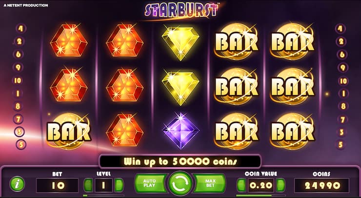 Starburst slot online - CardPlayer