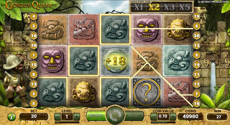 Gonzo's Quest slot online for real money - CardPlayer