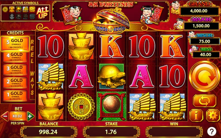 88 Fortunes online slot for real money - CardPlayer