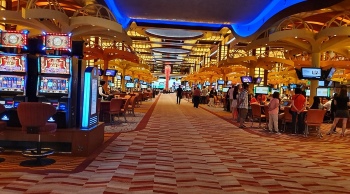 photo taken inside resorts world sentosa casino